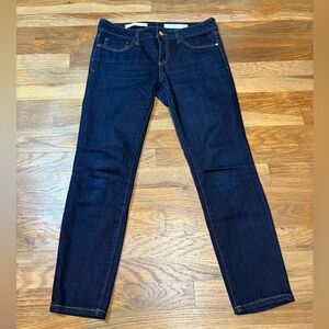 PILCRO AND THE LETTER PRESS dark wash petite stet jeans